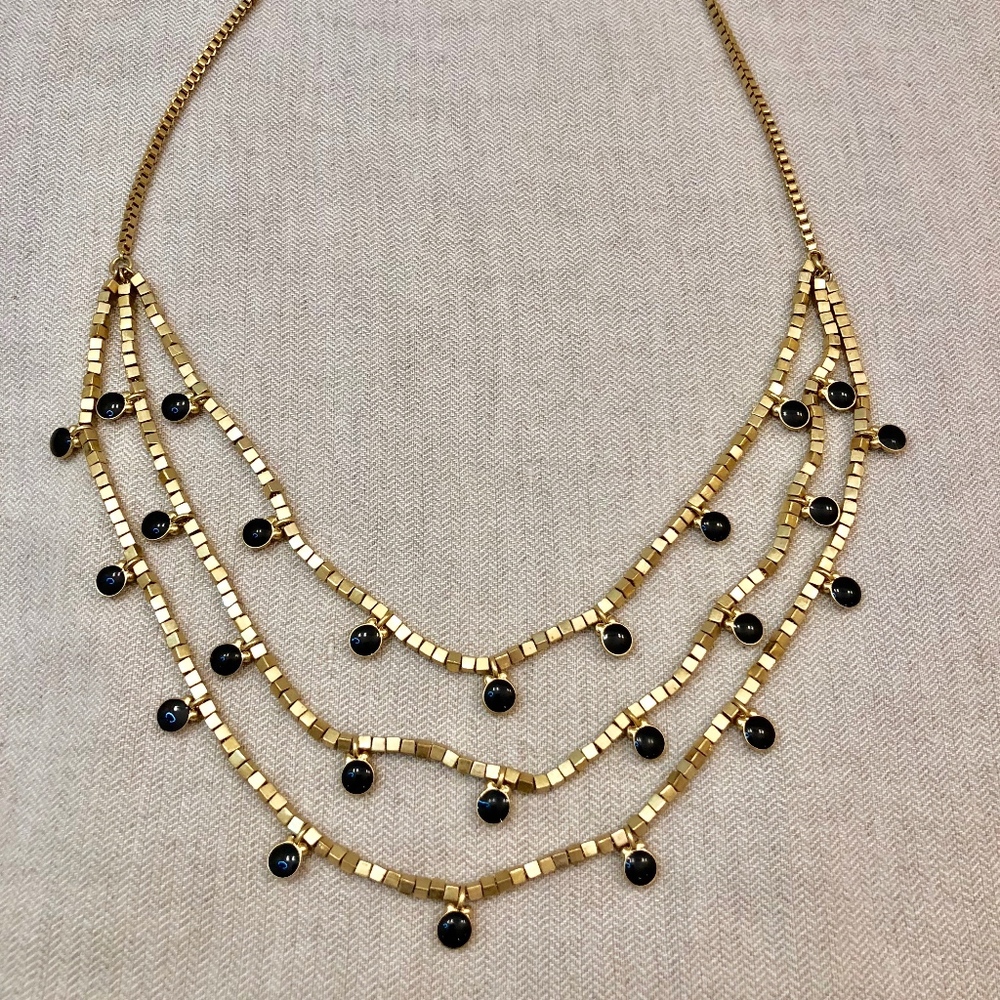 Madewell gold cascade necklace